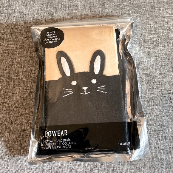 Forever 21 Accessories - NWT Nude Bunny Tights